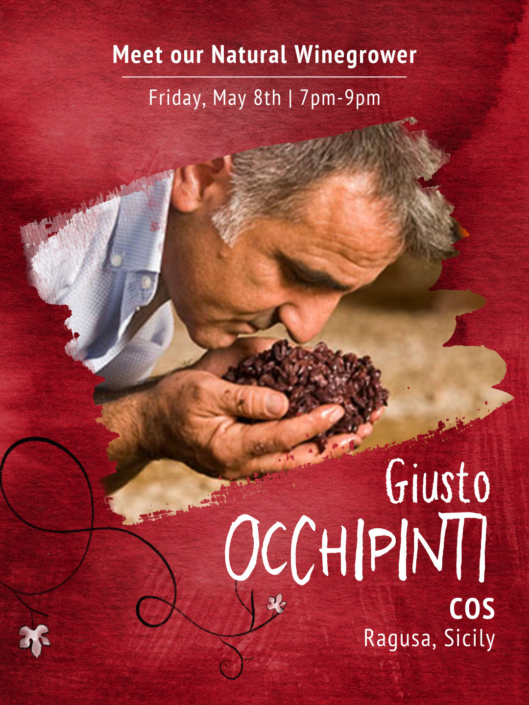 Card Giusto Occhipinti winegrower
